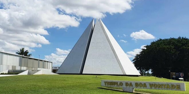 Live tour de amanhã 27 visita o Templo da Legião da Boa Vontade